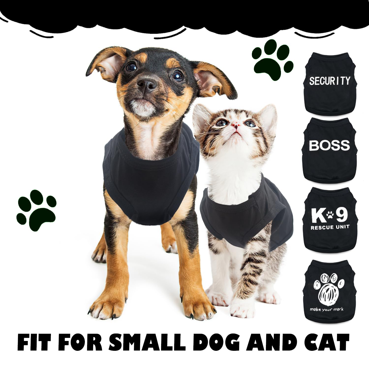 Uswalnna pullover dog shirt design makes dressing quick.