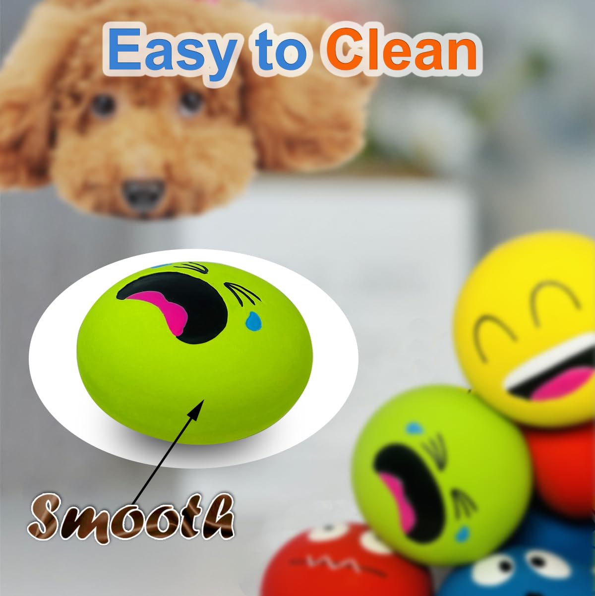 UTOMING soft latex surface – gentle on teeth and gums for puppies and seniors.