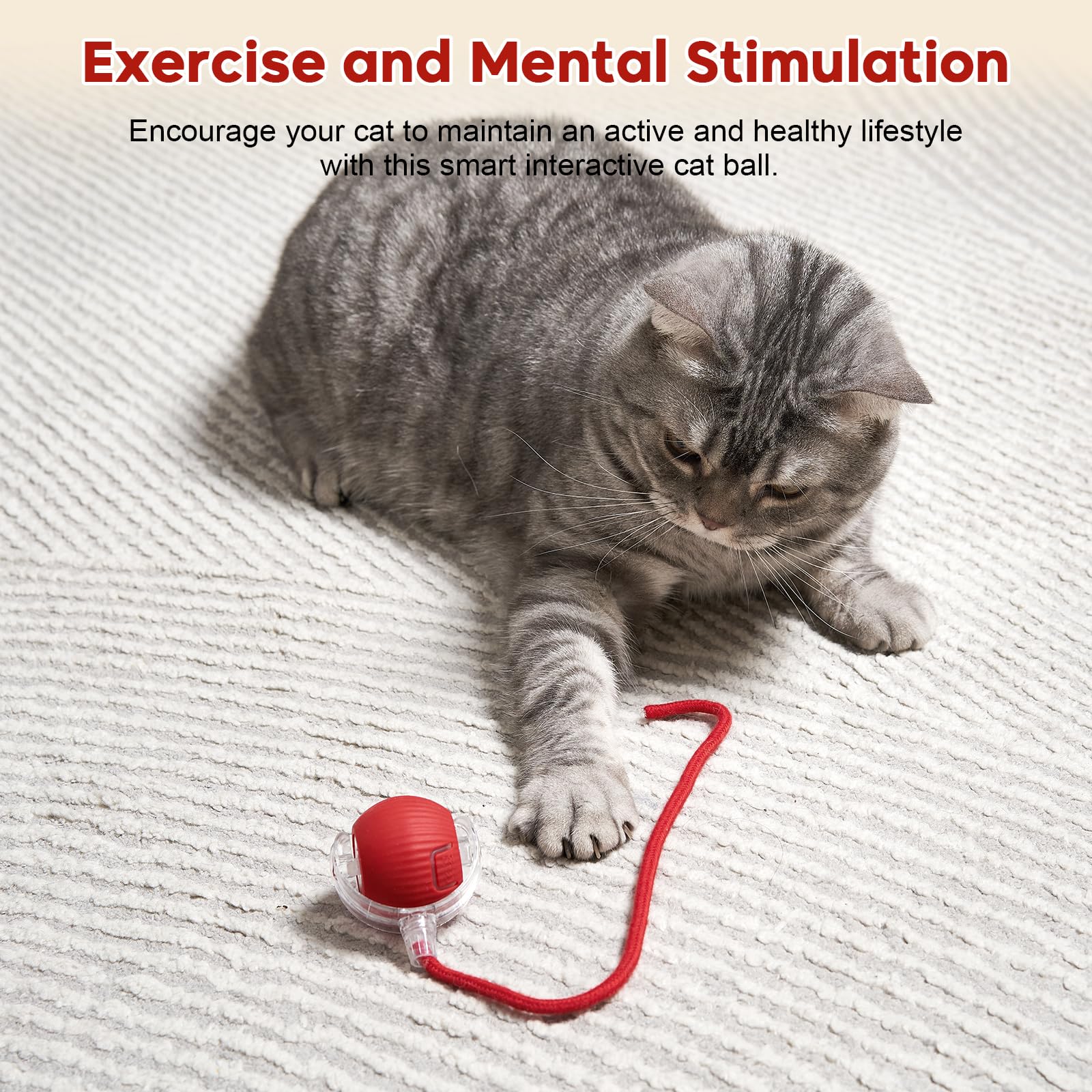 Utroni Interactive Ball durable materials ensure safe, long-lasting use.