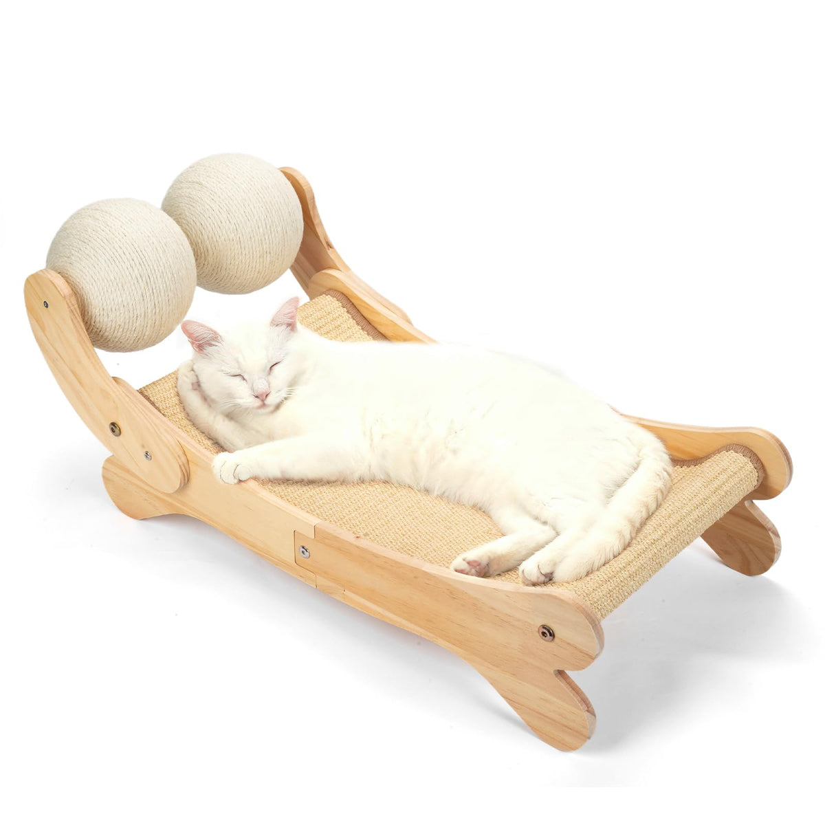 UUig cat scratch bed assembly shows sturdy construction for durable lounging and scratching