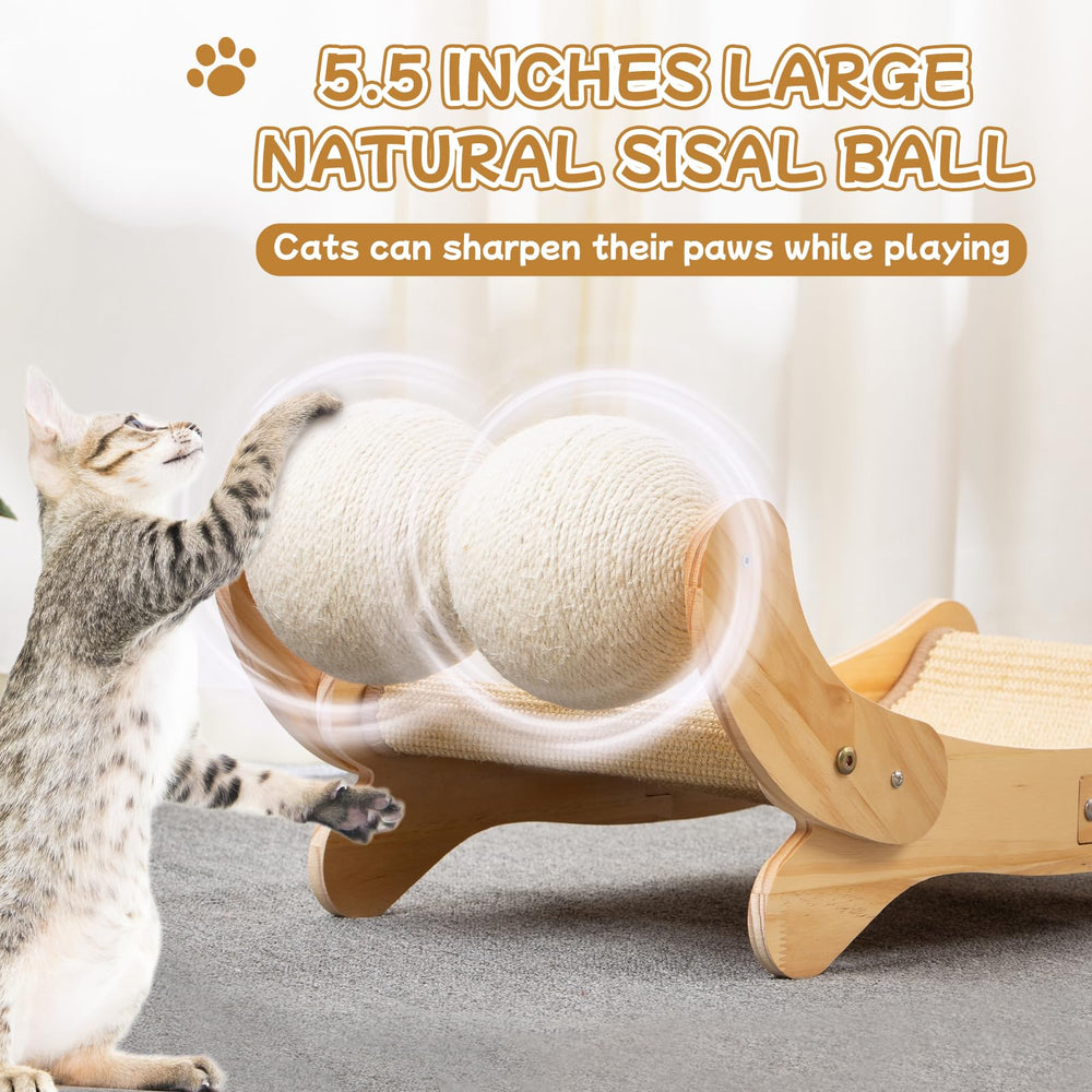 UUig sisal-ball-toy promotes interactive play and mental stimulation