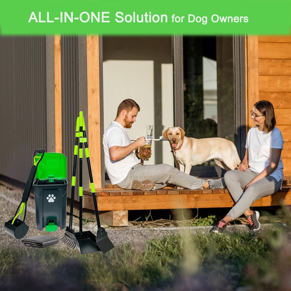UUIXXYG rake and shovel set aids mess-free yard cleanup.