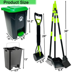 UUIXXYG removable inner bin makes bag changes quick.