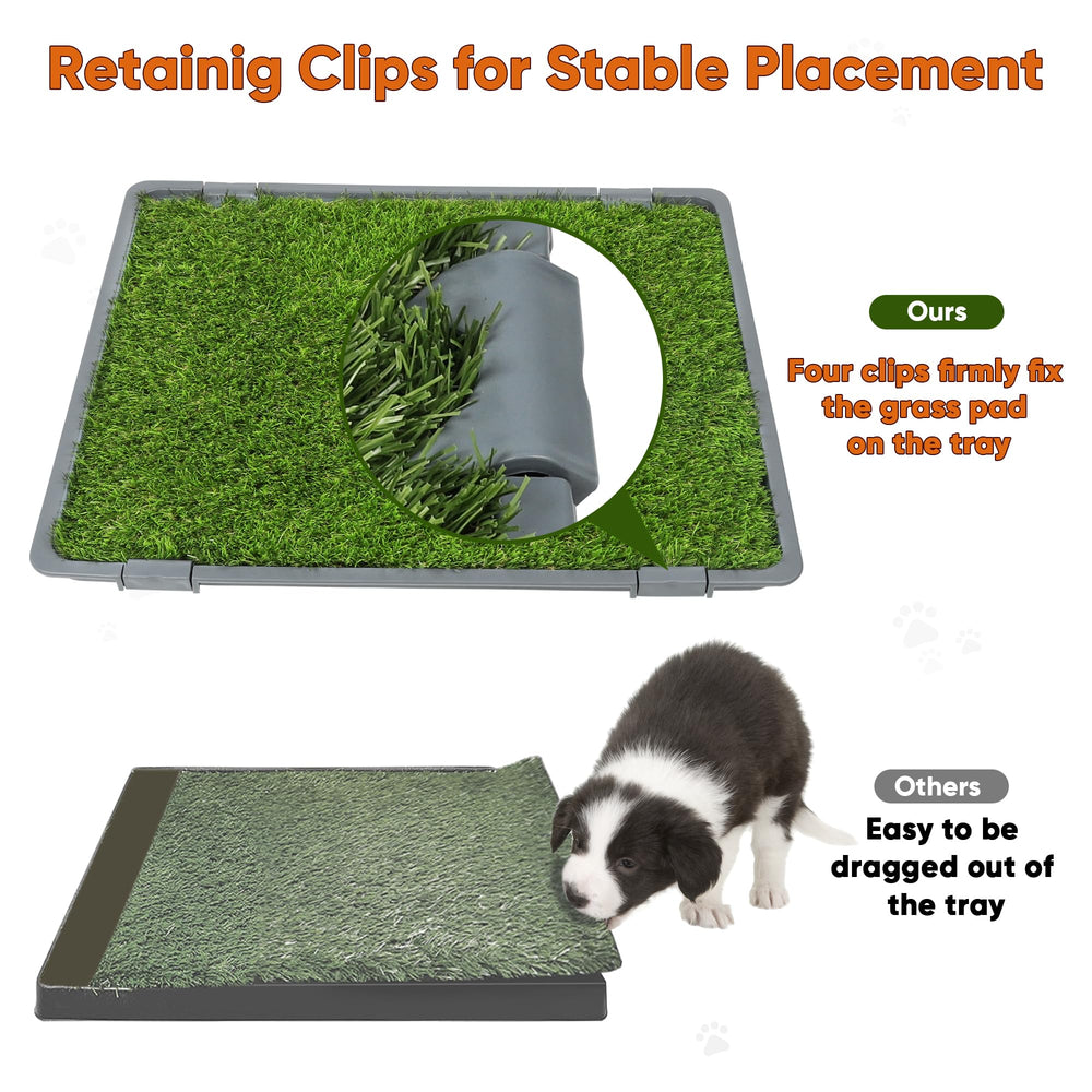 UUpet indoor-outdoor dog potty setup in a living room or yard