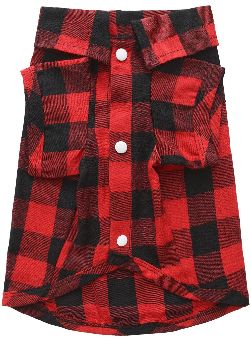 UUREED dog plaid shirt features breathable design for all-season wear.