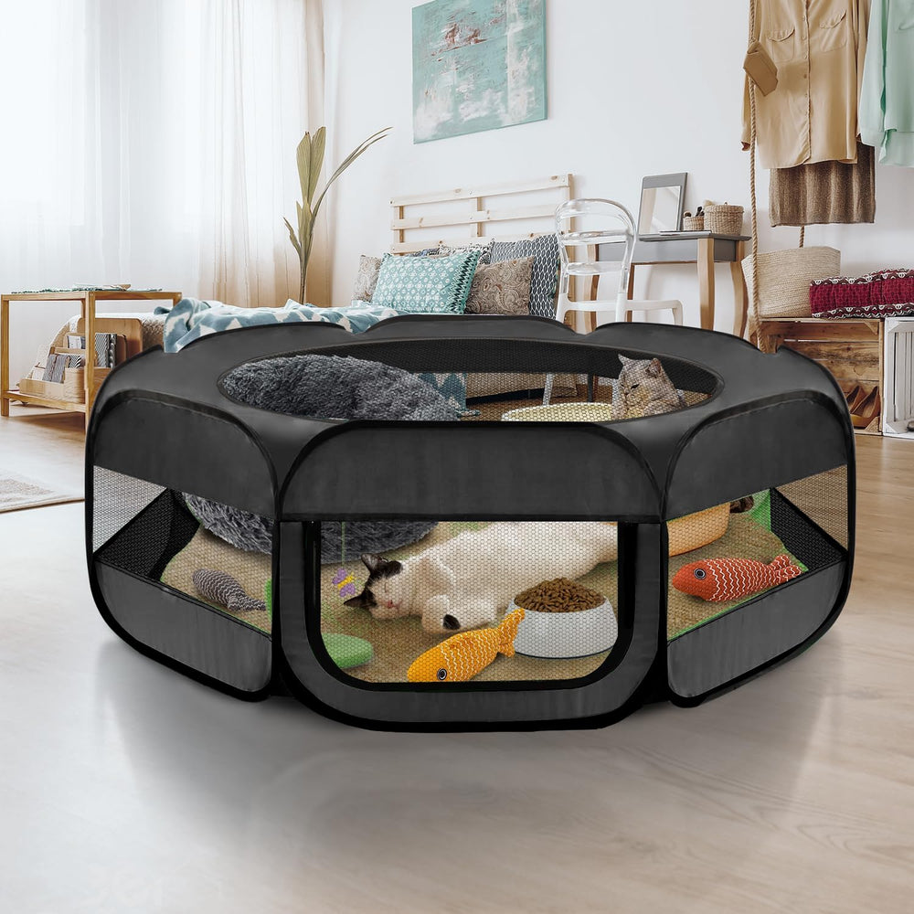 UWE XL playpen spacious area demonstrates large footprint for play