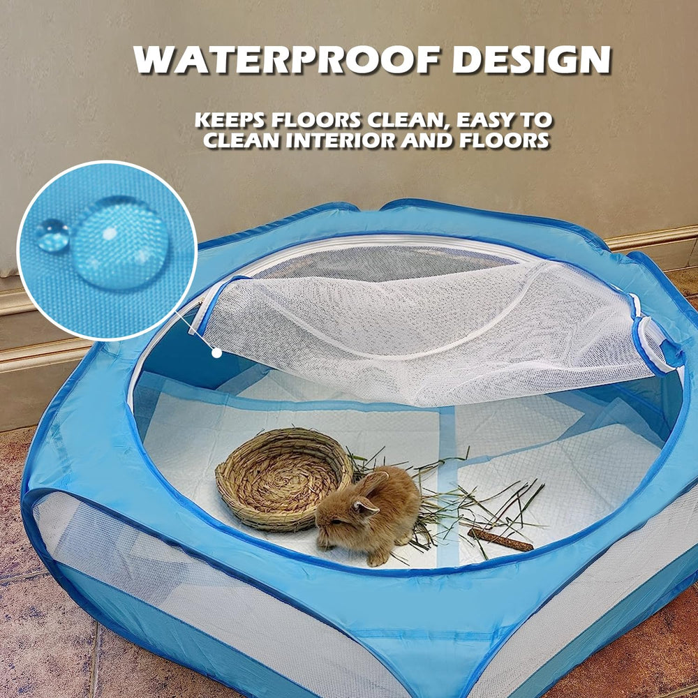 UWE Small Animal Playpen outdoor setup for safe sunbathing