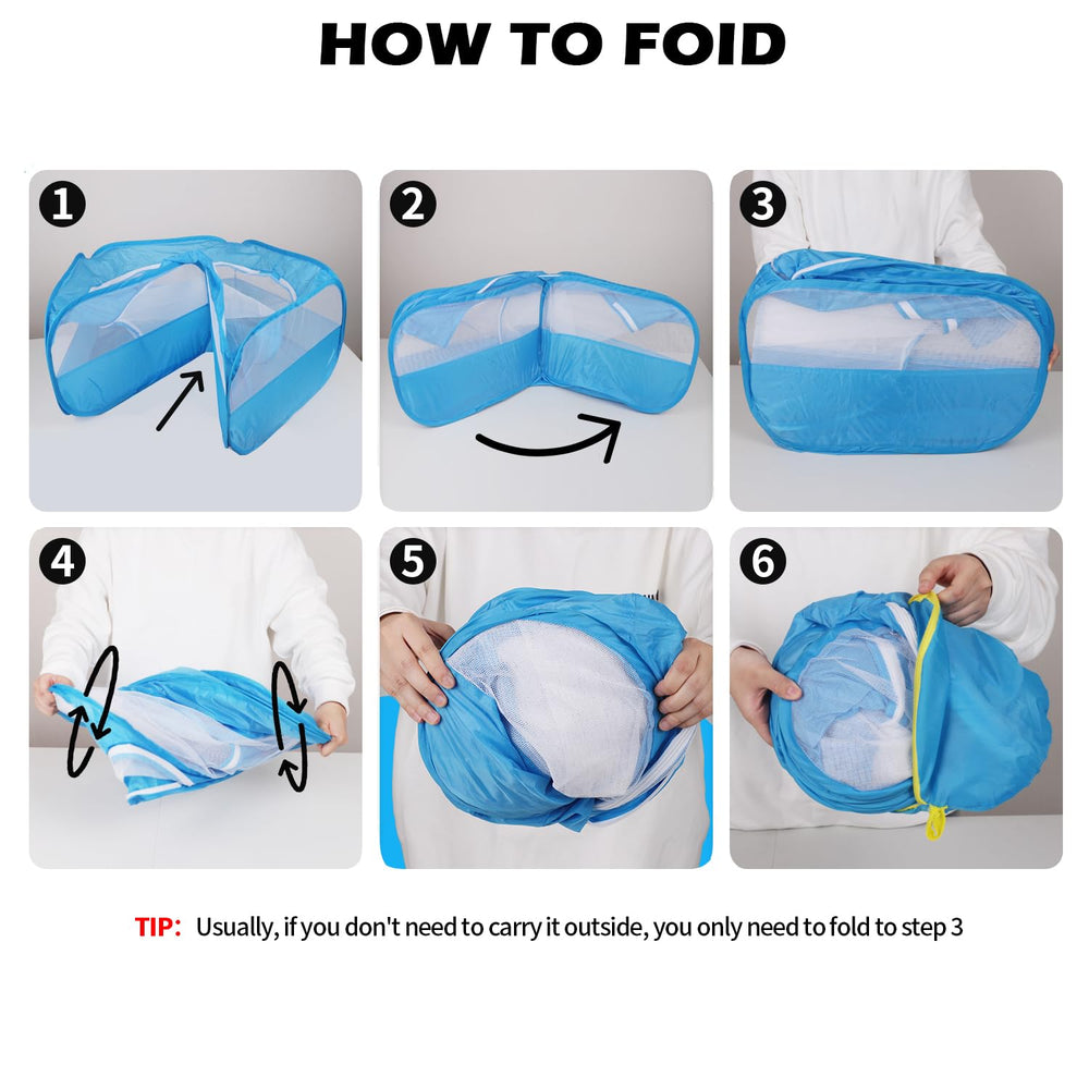 UWE Small Animal Playpen top zipper supports safe containment