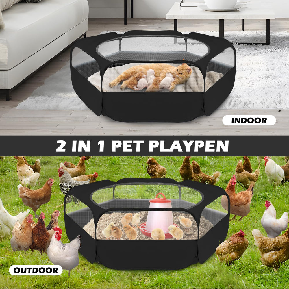 UWE breathable mesh panels allow easy monitoring of small animals