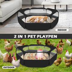 UWE breathable mesh panels allow easy monitoring of small animals