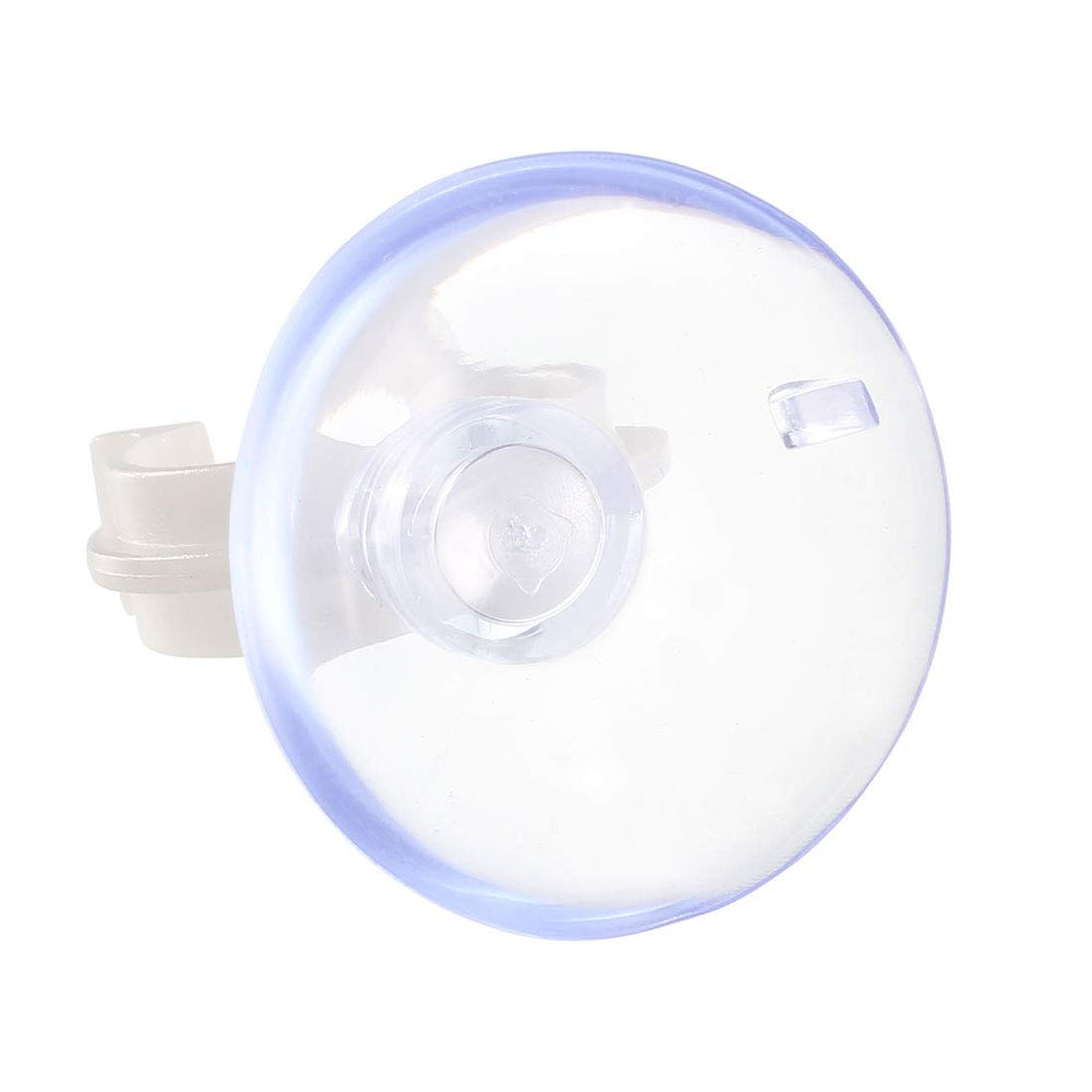 uxcell clear plastic clip offers unobtrusive mounting for fish tanks on glass surfaces.