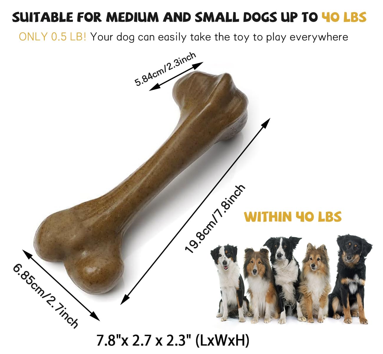 UXVA dog-chew-toy-in-use demonstrates supervised, safe play during chew sessions.