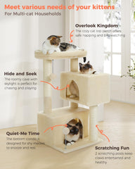 UYMI 32 cat tree sisal posts for natural scratching and claw care