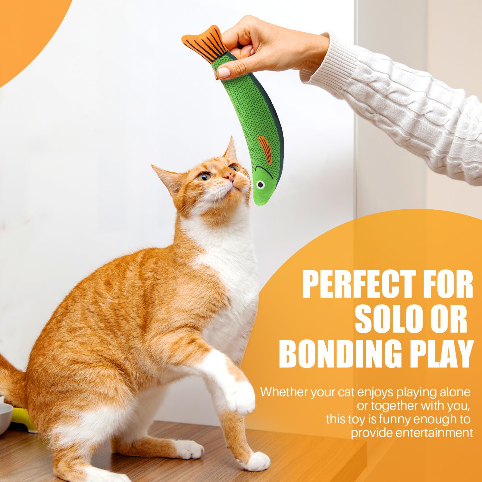 UZIPIN cat toys 4-pack ideal for interactive bonding and solo play sessions.