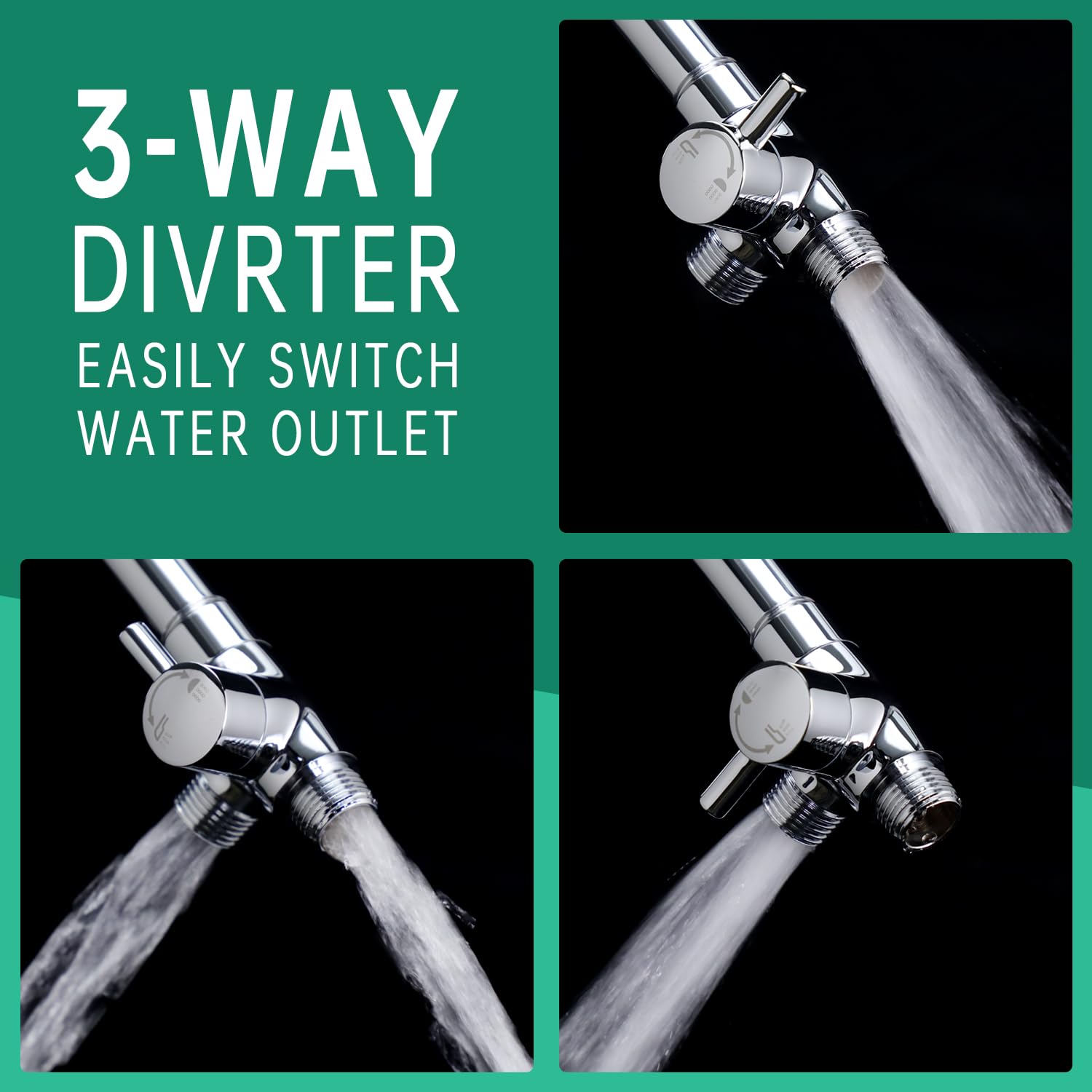 V-Frankness easy install diverter kit for tool-free setup