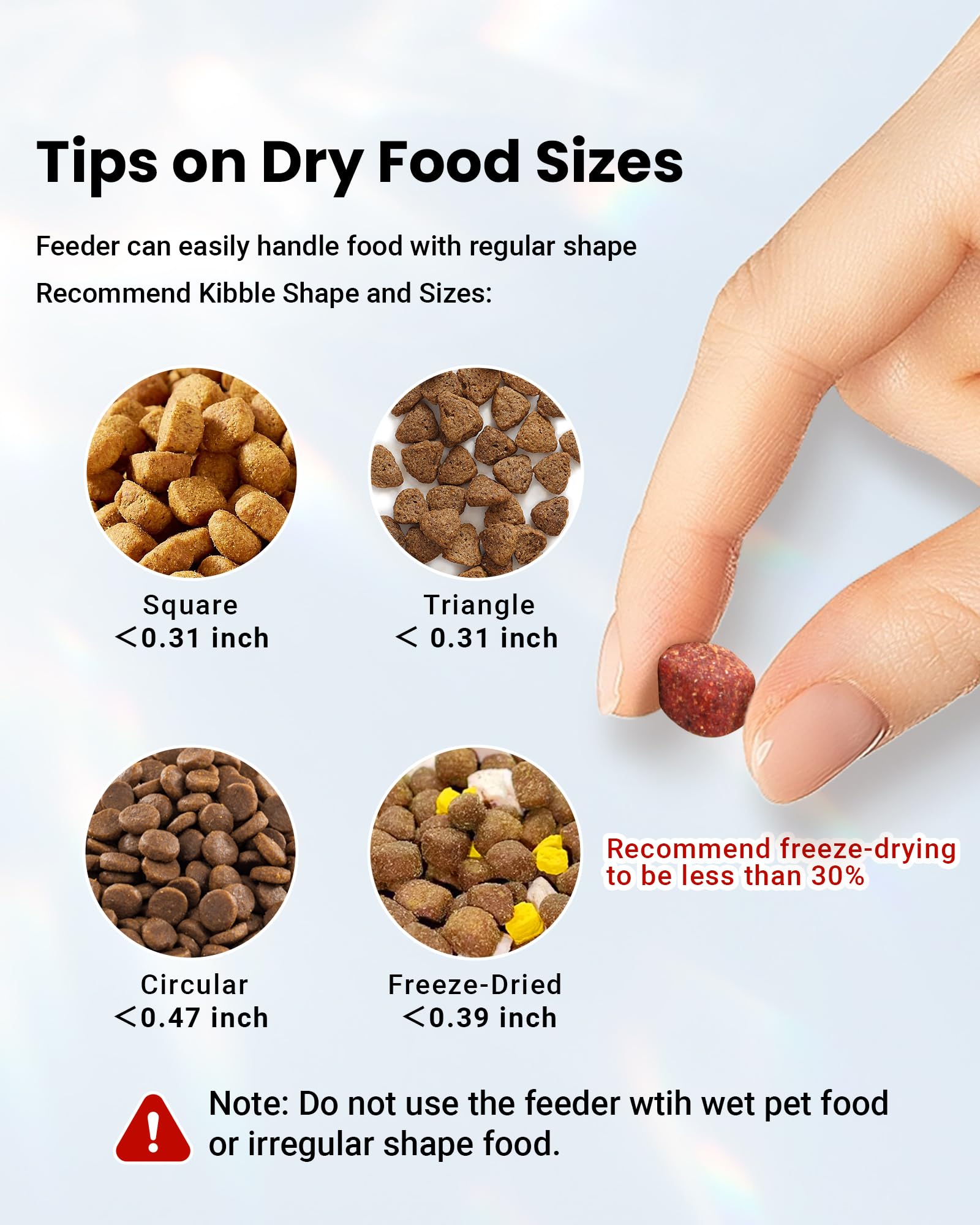 Vacqueen WiFi control app access for remote feeding schedules
