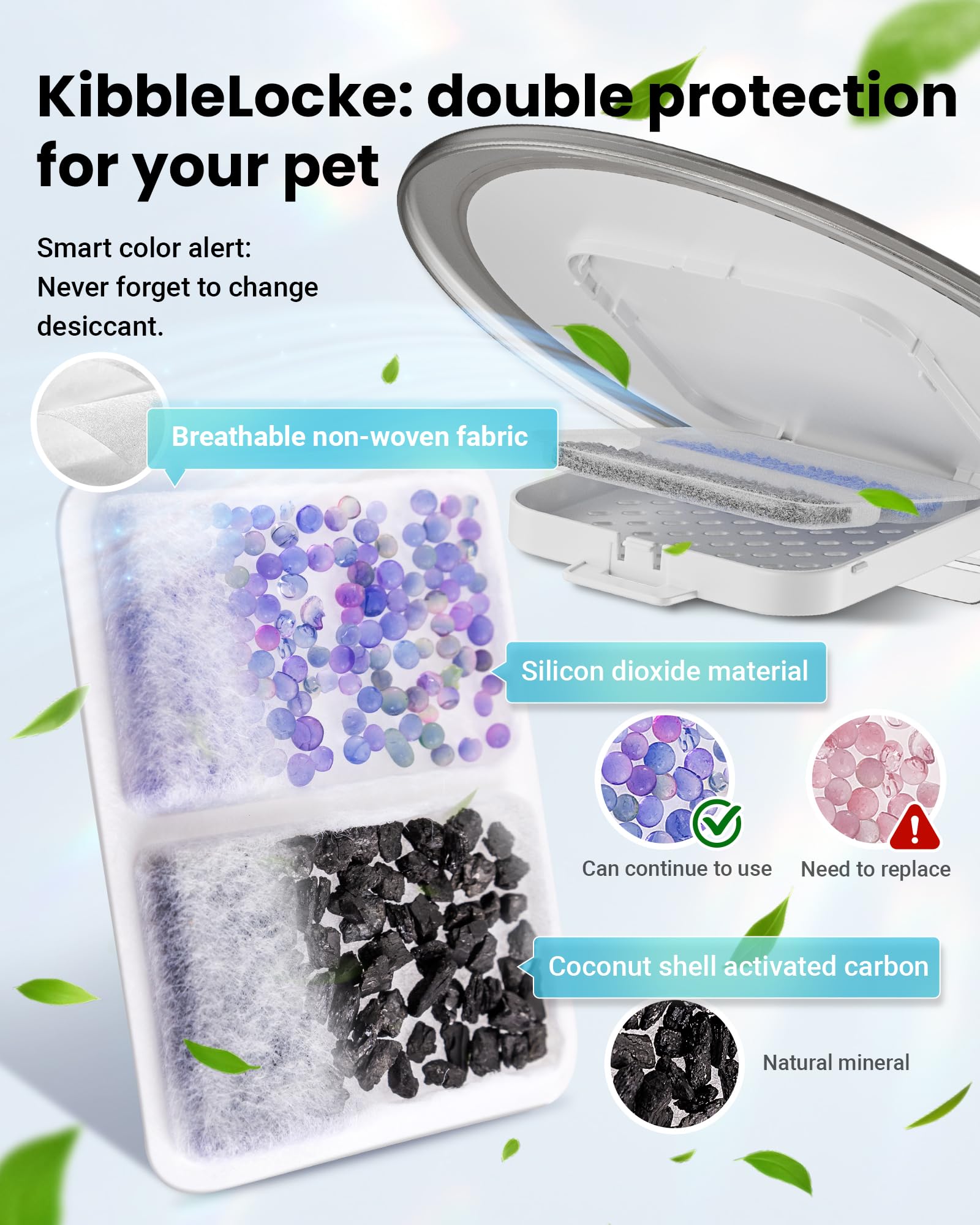 Vacqueen voice-recording function mimics call to meals during your busy day.