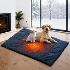 Vagascape dog heating pad with washable cover provides cozy warmth and easy cleaning.