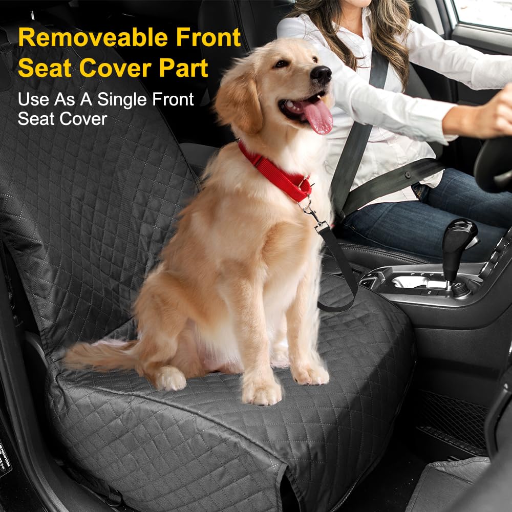Vailge 6in1 car seat cover 60-40 split shows flexible seating arrangements