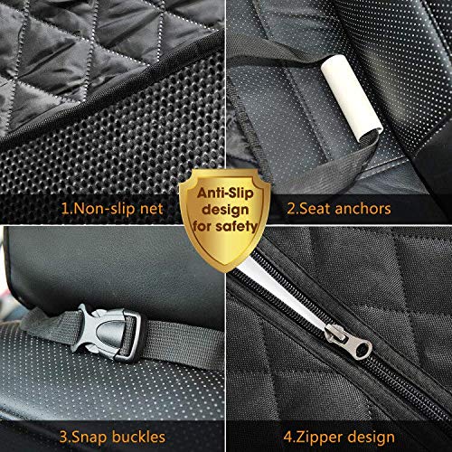 Vailge nonslip backing and anchors prevent shifting during braking