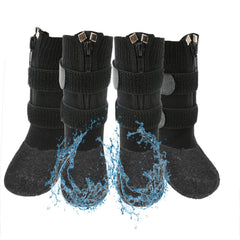 VALFRID waterproof dog shoes booties protect paws on wet surfaces and ground