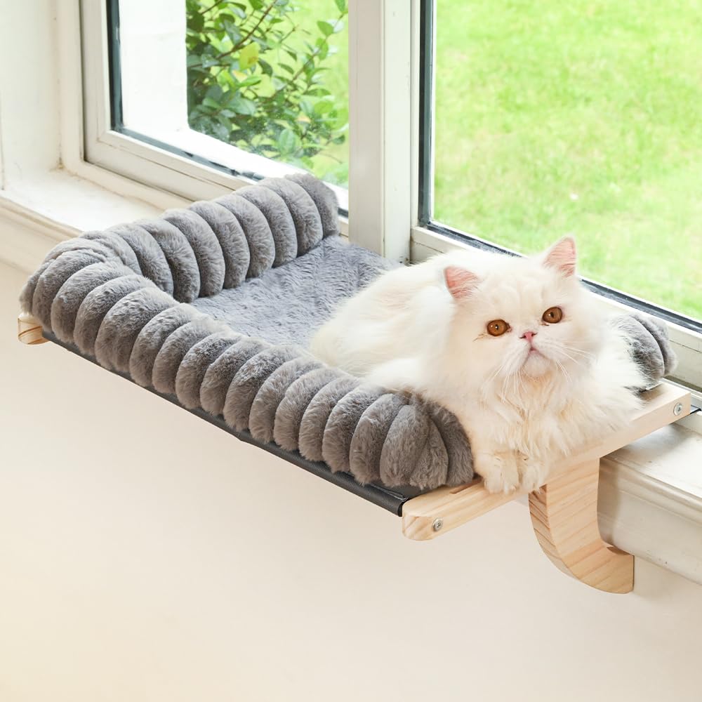 Valigogo Cloud-Soft Cat Window Sill Perch cushion close-up for cozy naps.