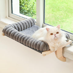 Valigogo Cloud-Soft Cat Window Sill Perch cushion close-up for cozy naps.