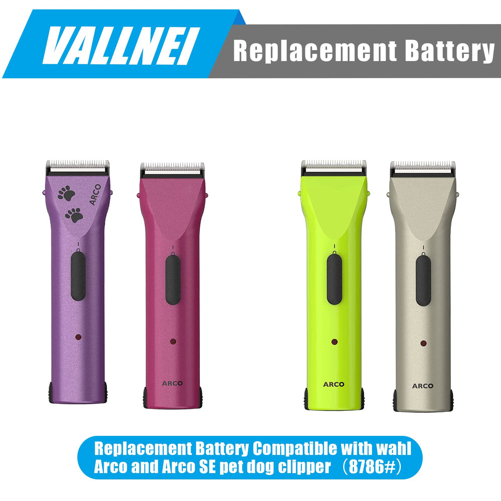 VALLNEI replacement battery with charging dock, ready for continuous grooming power.