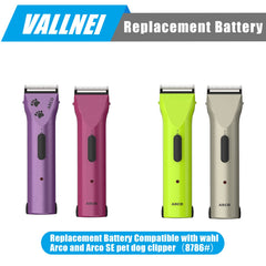VALLNEI replacement battery with charging dock, ready for continuous grooming power.