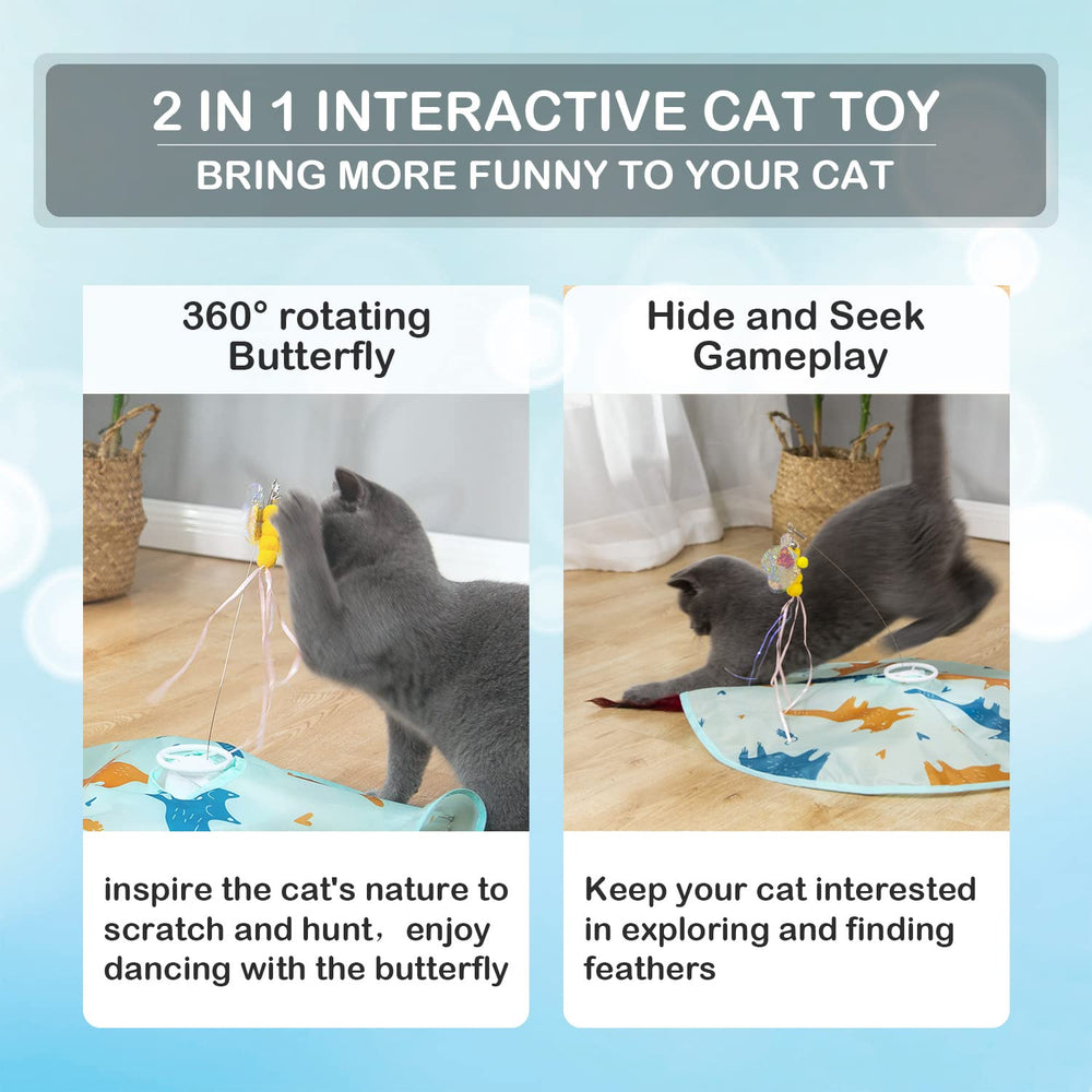 Valonii motion sensor cat toy activates when cats move for effortless play sessions.