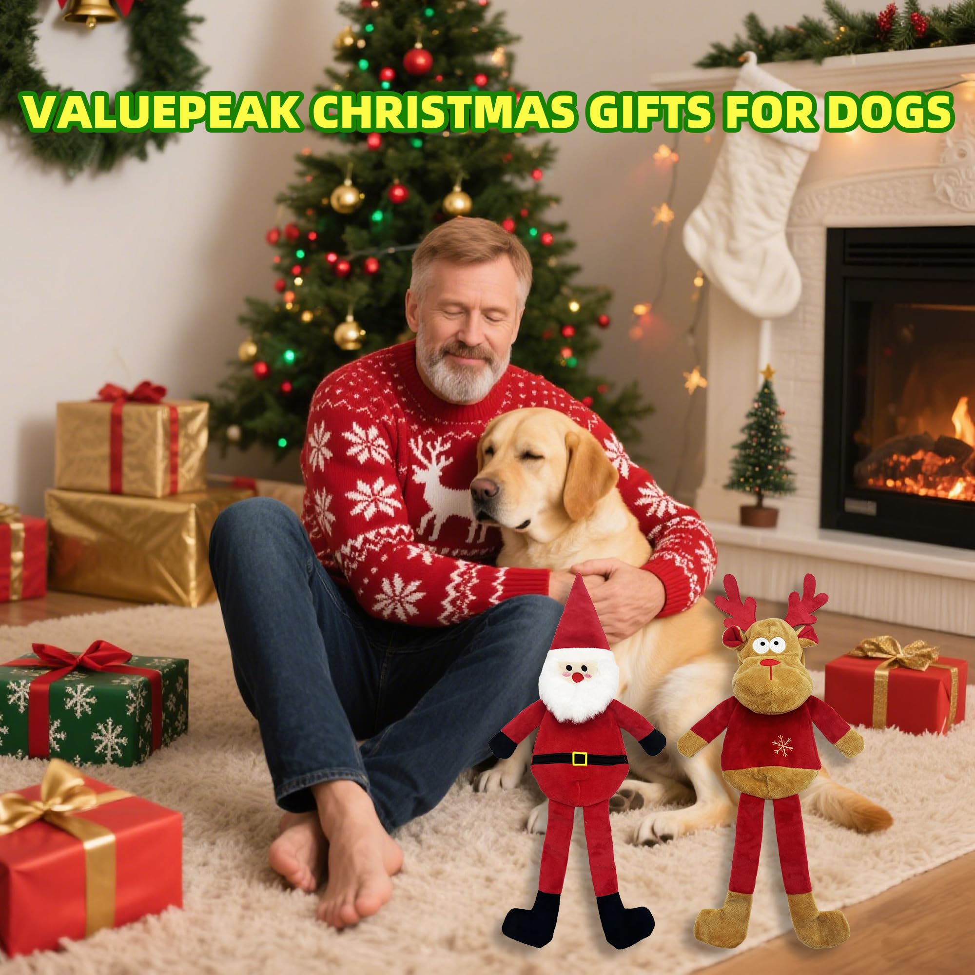 Valuepeak dual-sound crinkle squeak toy keeps dogs motivated and focused