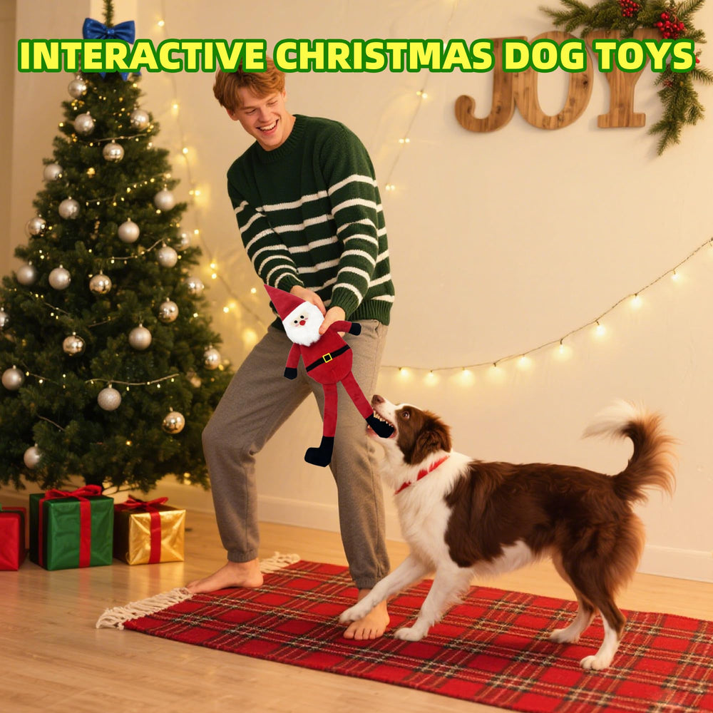 Valuepeak holiday plush dog toy suited for small to large dogs