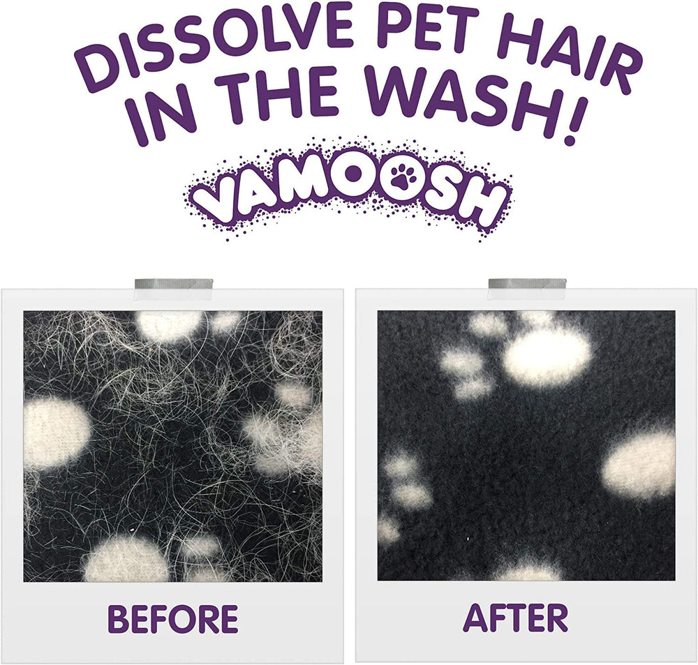Vamoosh drum and drain appear cleaner after use.