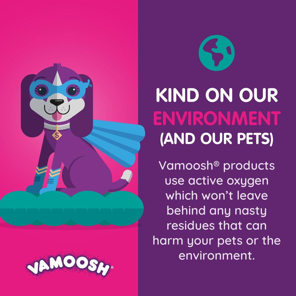 Vamoosh machine protection image emphasizes drum cleanliness and longer appliance life