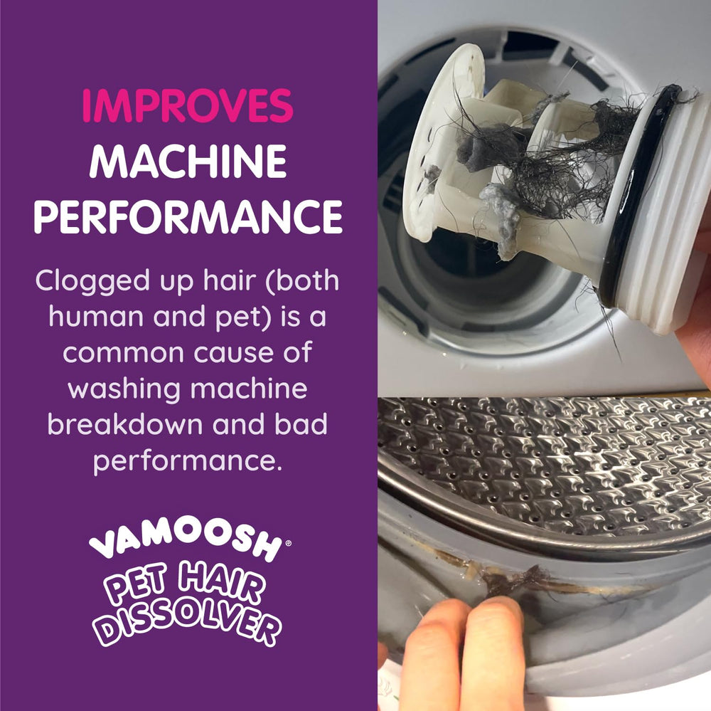Vamoosh oxygen-activated formula image shows keratin breakdown without residue