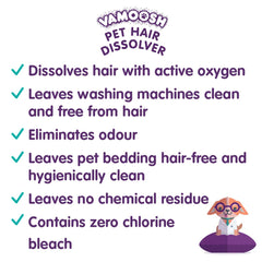 Vamoosh pet bedding being washed for hygienic, odor-reducing refresh.