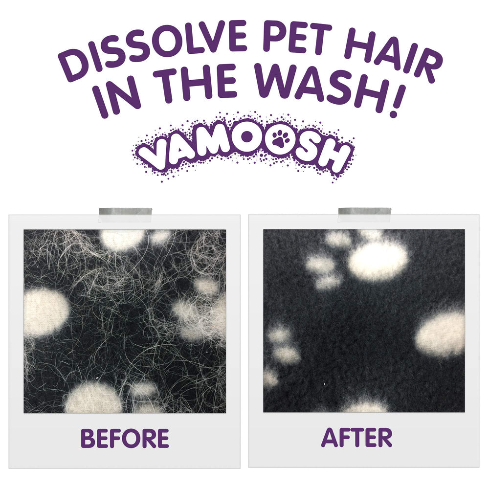 Vamoosh two-sachet guidance for heavy loads supports thorough hair removal.