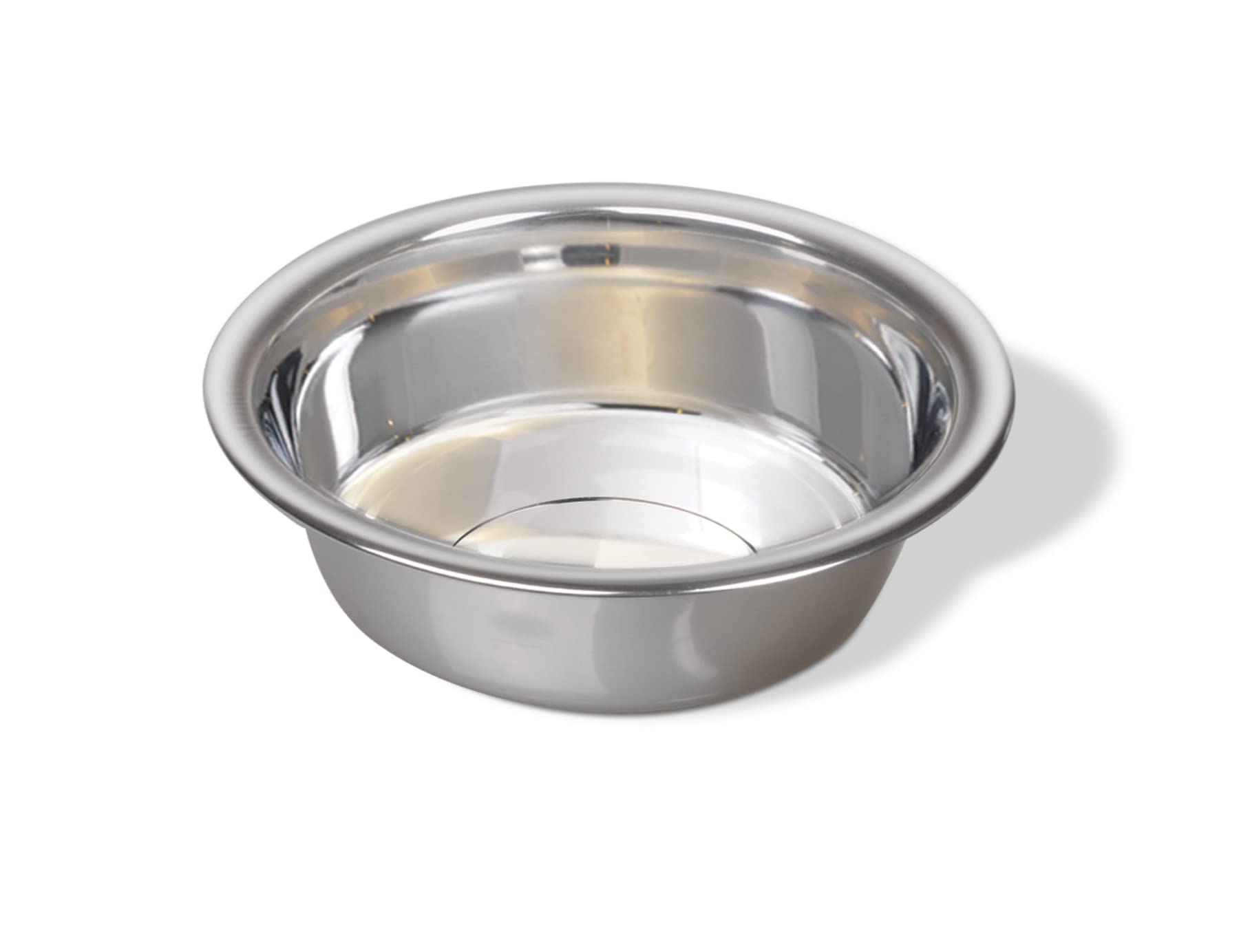 Van Ness 64-ounce lightweight dish front view, durable stainless steel for pets.