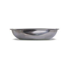 Van Ness whisker-friendly bowl side view shows natural finish and easy-clean surface.