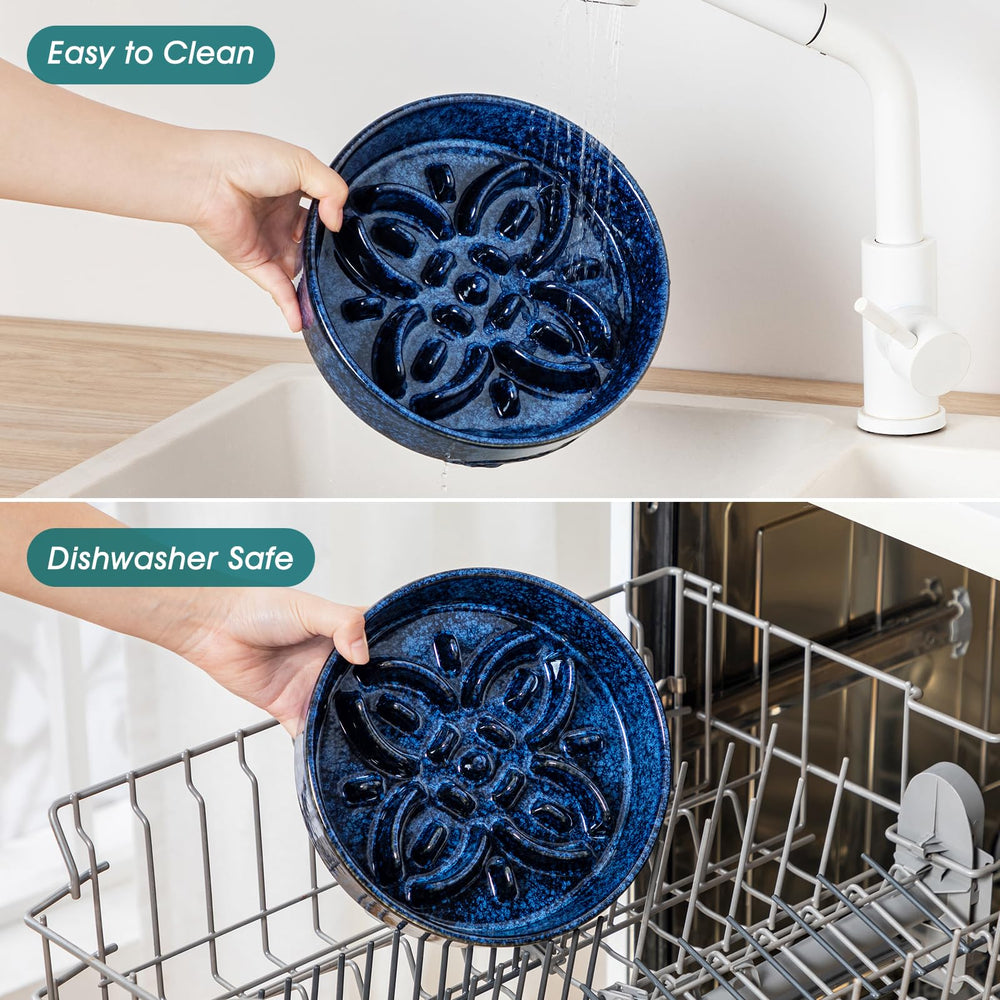 Vancasso easy-clean glossy ceramic finish simplifies after-dinner care