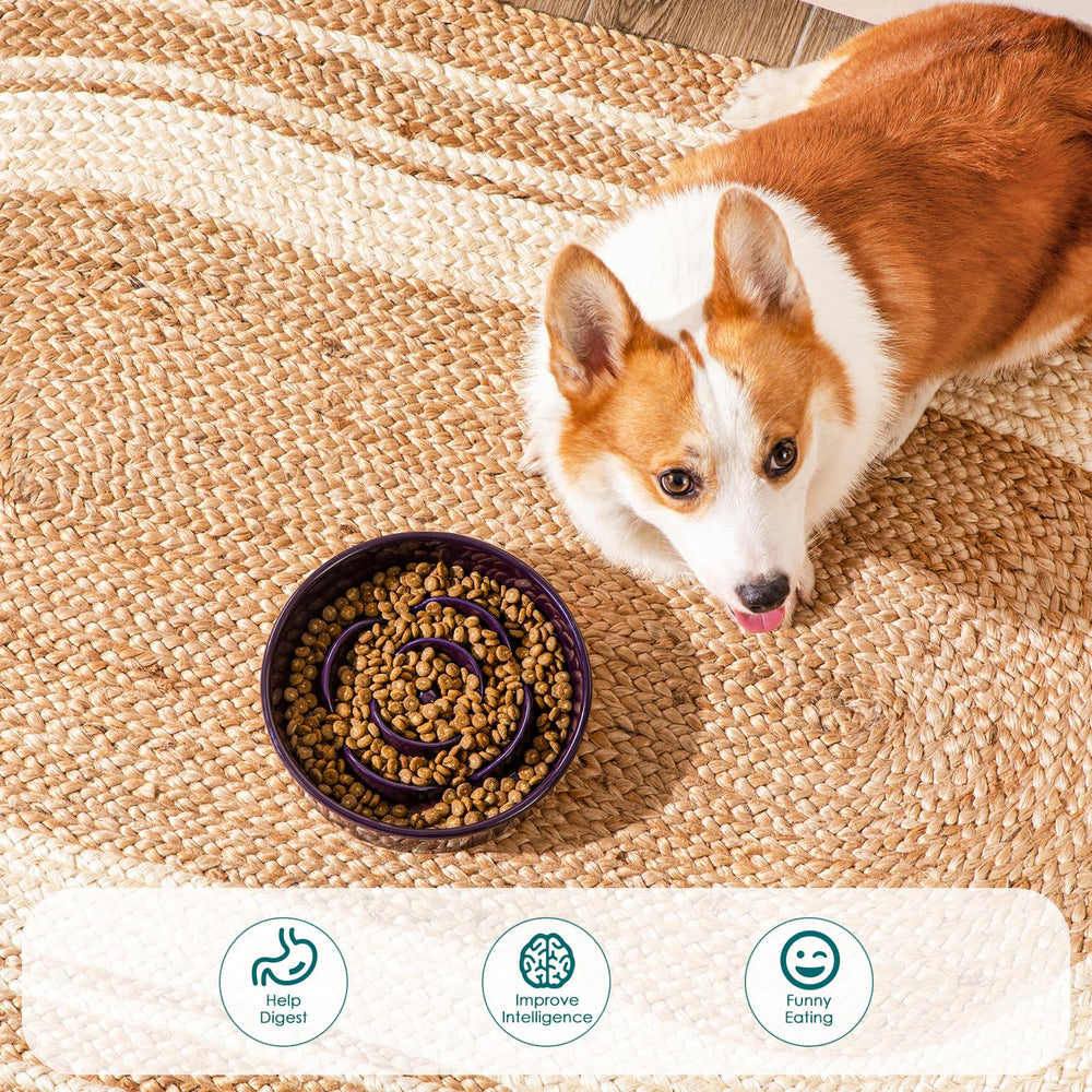 Vancasso non-slip base keeps the bowl steady during active mealtimes.