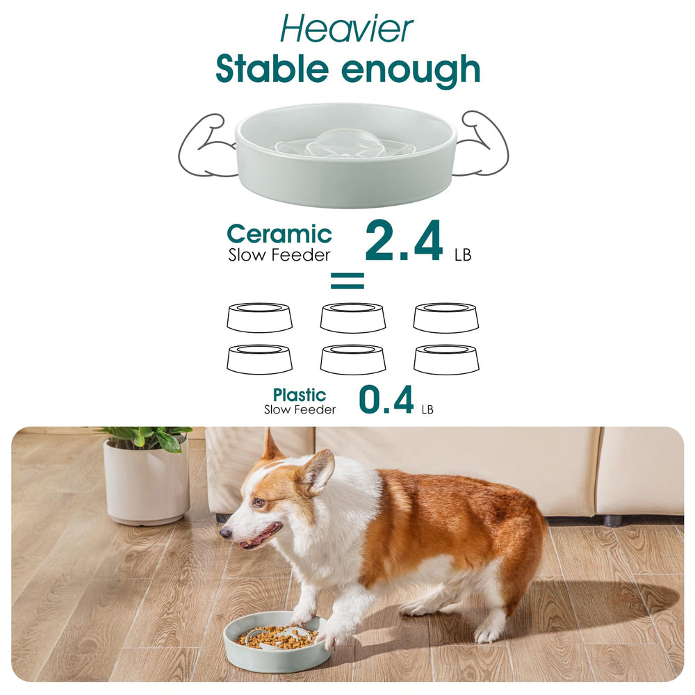 Vancasso bowl face-cleaning feature helps reduce chin stains after meals