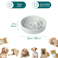 Vancasso slow-feeder bowl designed for Chihuahuas promotes mindful eating.