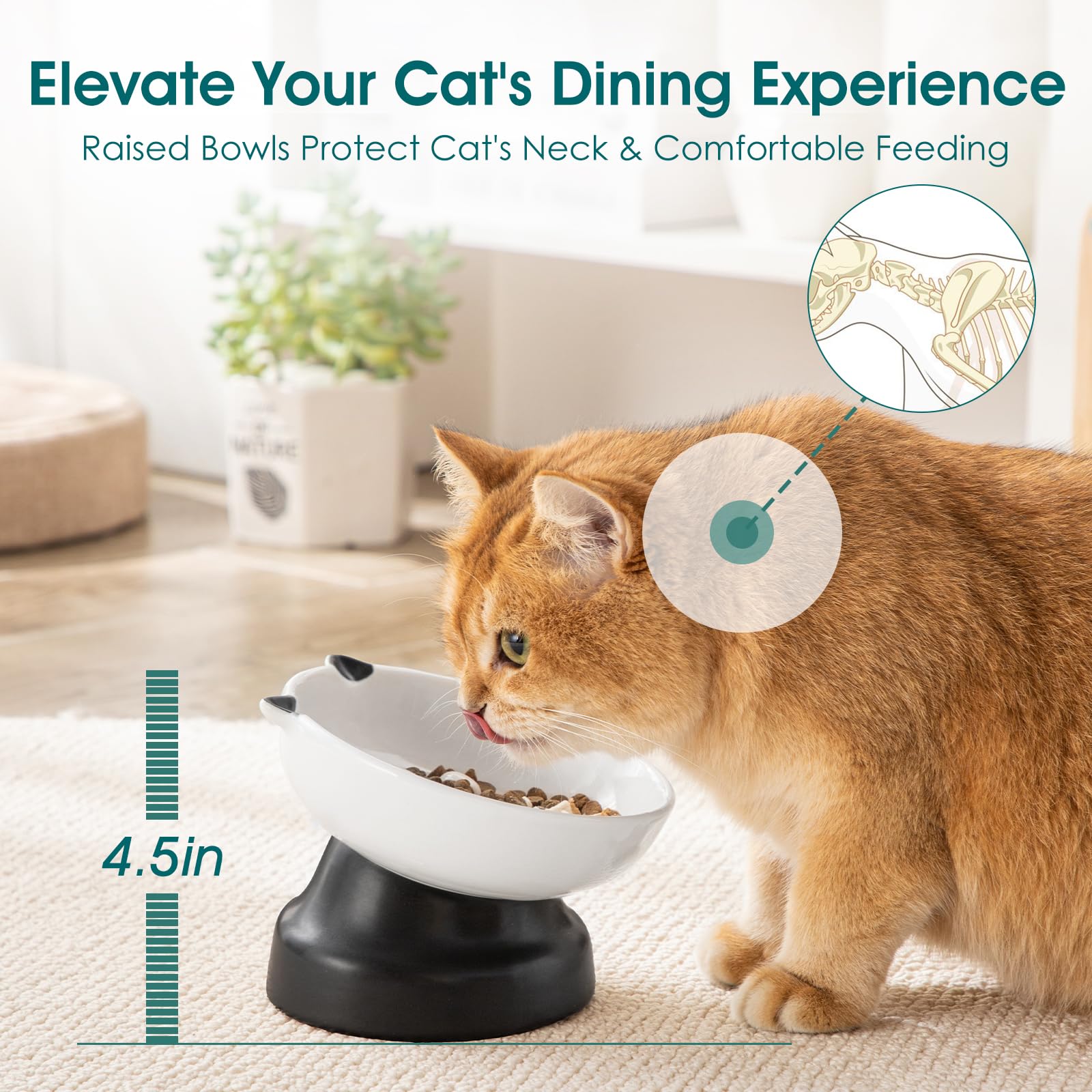 Vancasso cat paw design slows eating for mindful meals.