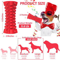 VANFINE Indestructible Squeaky Dog Toy squeaker visible for interactive play