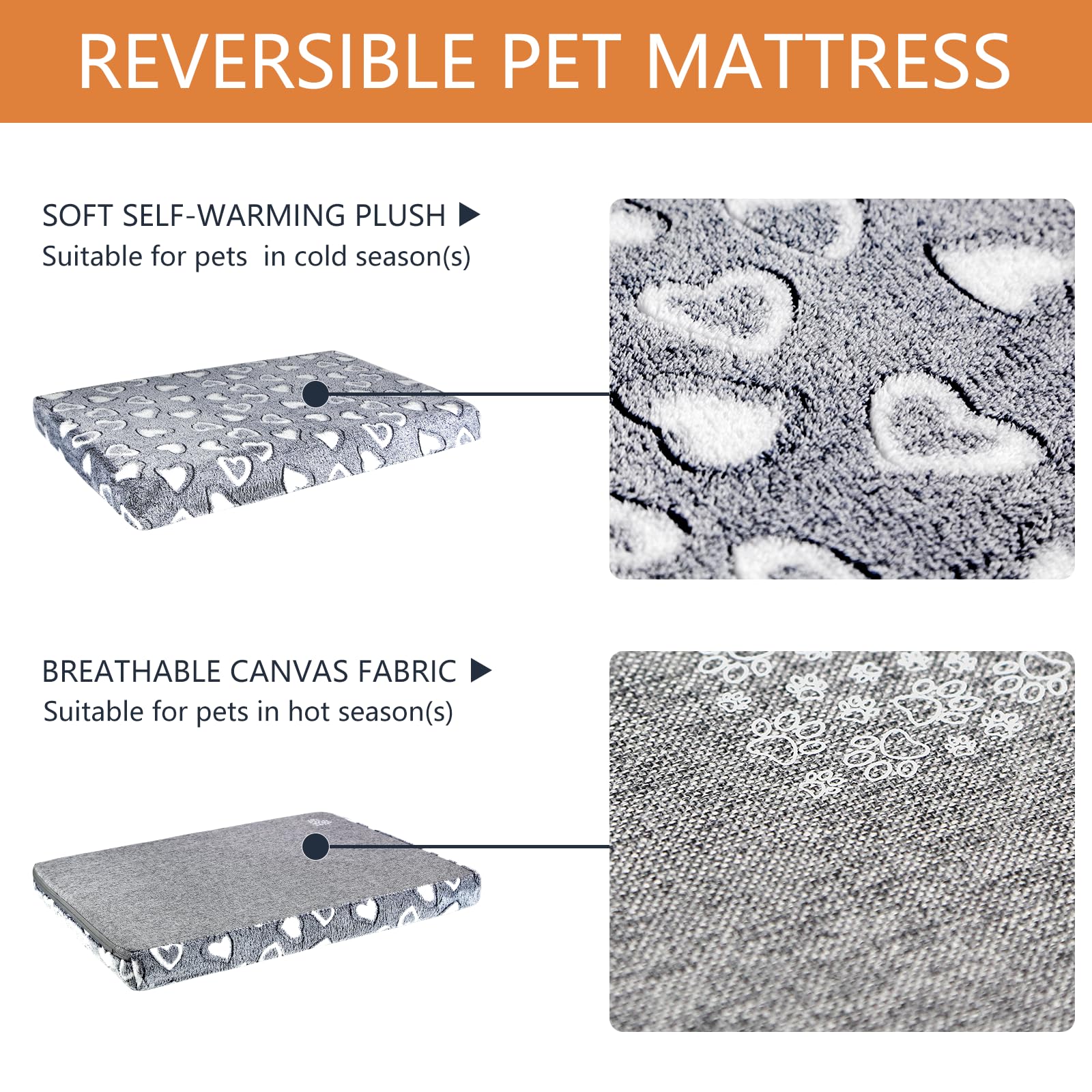 VANKEAN bed mat waterproof-lining protects foam from accidents