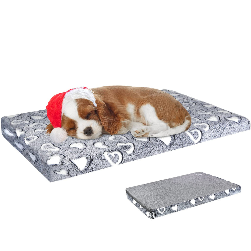 VANKEAN bed mat plush-side for cozy crate warmth and comfort