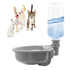 Vannon 16oz pet water bottle outside cage providing gravity-fed hydration for small pets