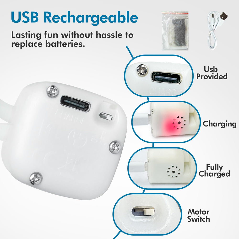 Vannon back ring enables interactive play with a cat wand.