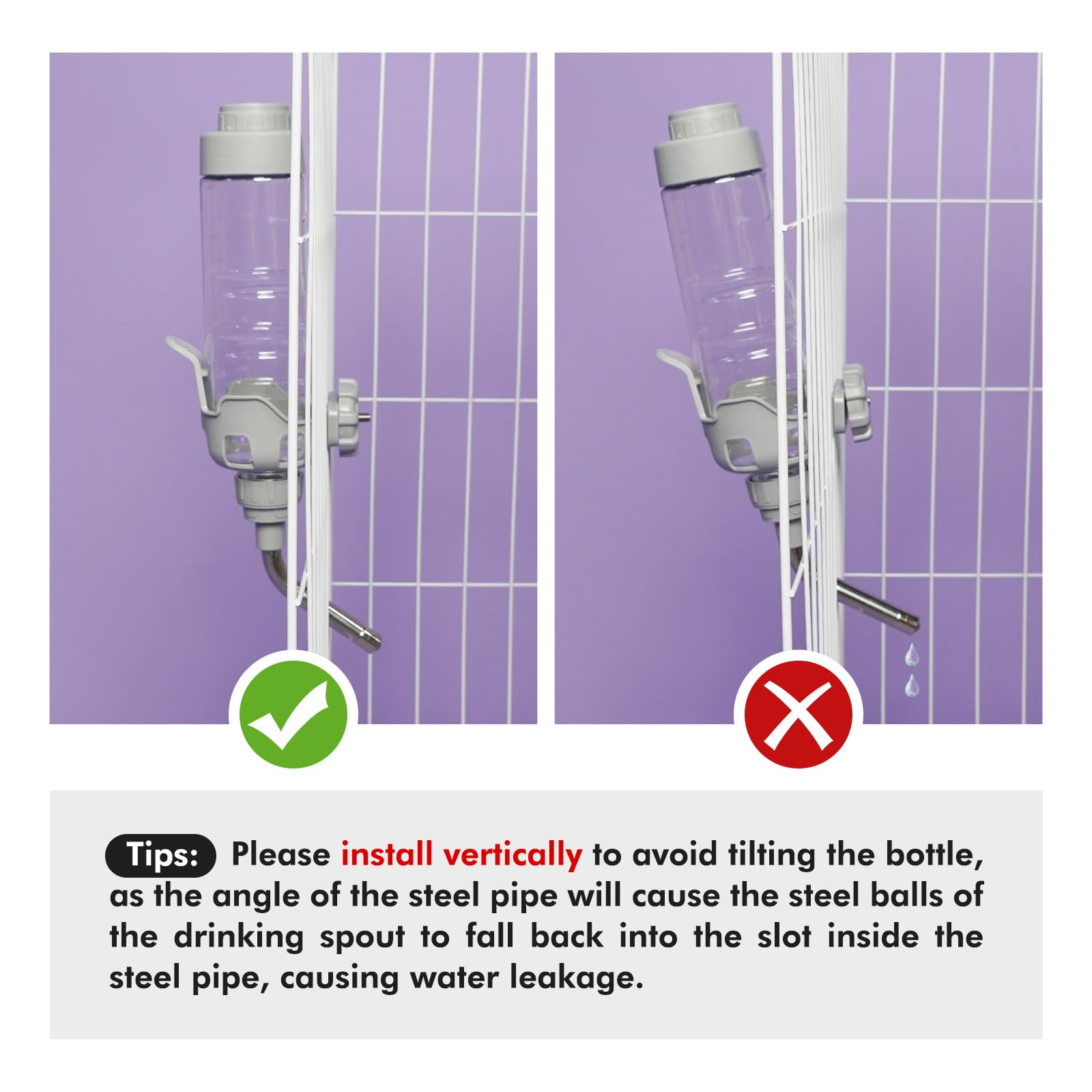 Vannon dog water dispenser nozzle close-up with 12mm diameter for steady flow